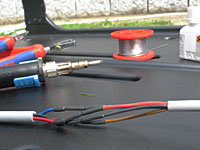 Kabel L&ouml;ten f&uuml;r eine lange Lebensdauer